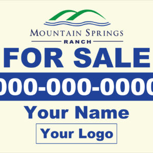 Mountain Springs Ranch - Realtors or By Owner
