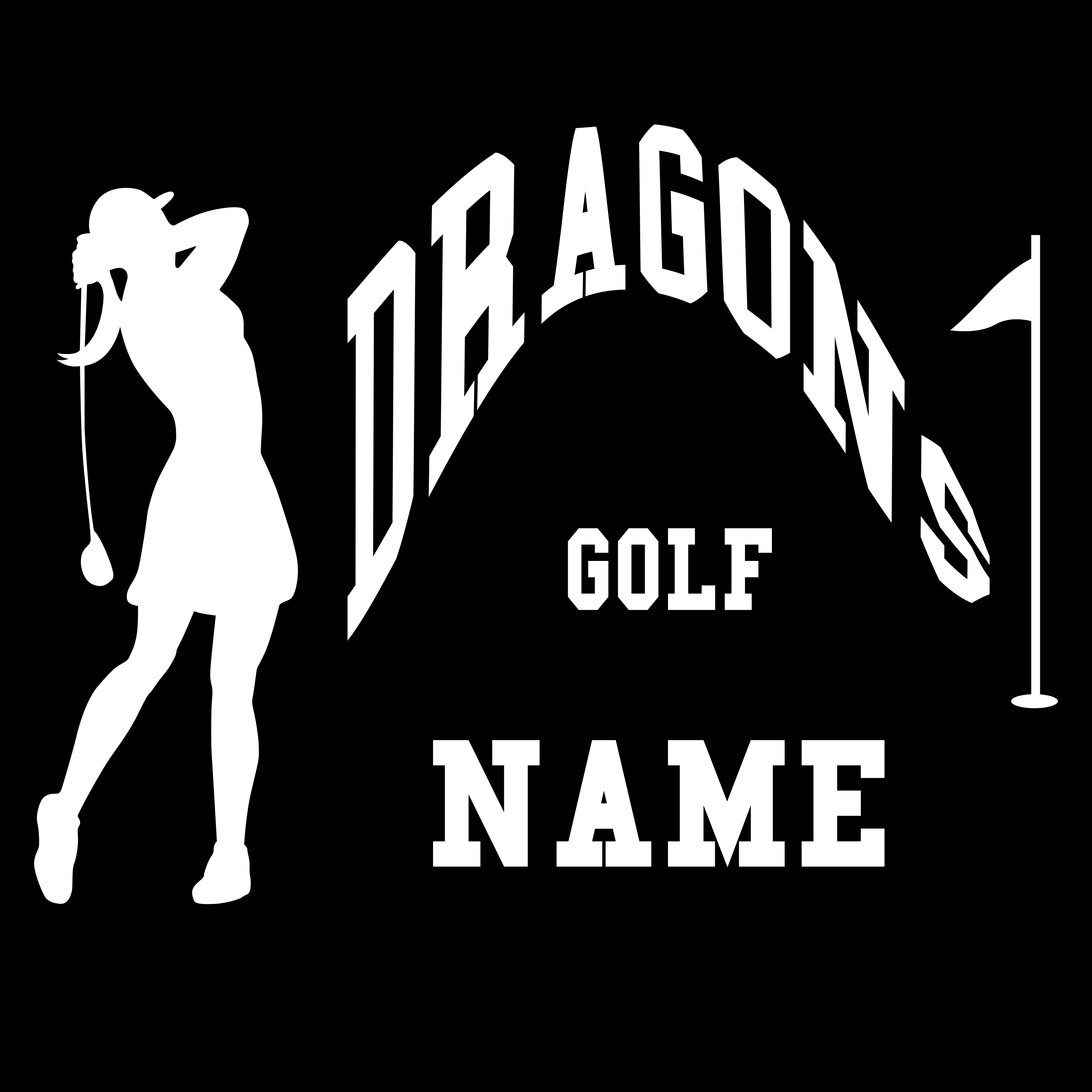 Golf Decal (Female) LCHS