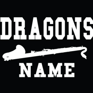 Bass Clarinet Band Decal LCHS