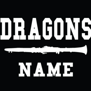 Clarinet Band Decal LCHS