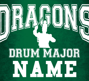 Drum Major Band Sign LCHS
