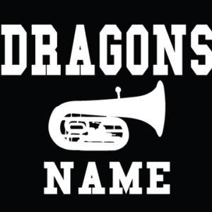 Euphonium Band Decal LCHS