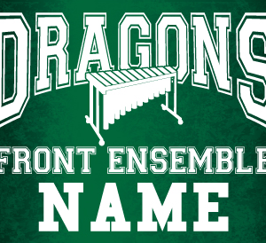 Front Ensemble Band Sign LCHS