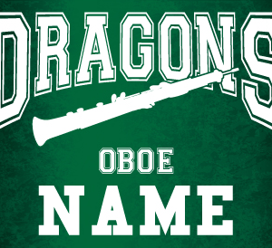 Oboe Band Sign LCHS