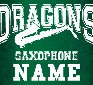 Saxophone Band Sign LCHS