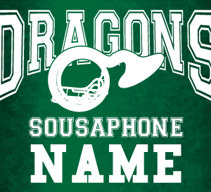 Sousaphone Band Sign LCHS