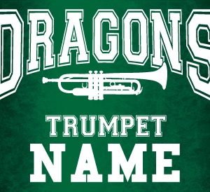 Trumpet Band Sign LCHS