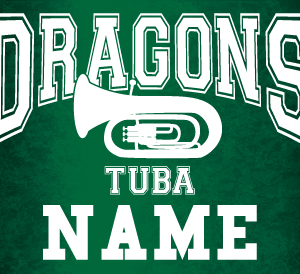 Tuba Band Sign LCHS