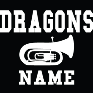 Tuba Band Decal LCHS